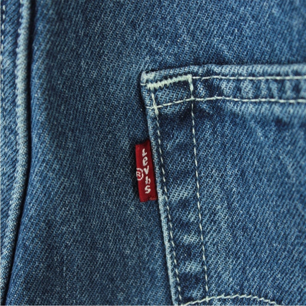 Levi’s Vintage Shortalls Denim Bib Overalls Two Horse Brand Women Size S Blue - Picture 4 of 13